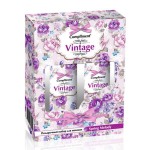 Набор подарочный, Compliment (Комплимент) 250 мл + 250 мл Винтаж № 966 Спринг Мелоди  гель для душа + лосьон для тела