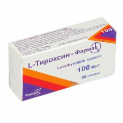 L-Тироксин-Фармак табл. 0.1 мг 50 шт.