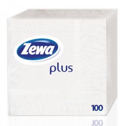 Салфетки Zewa плюс 100 шт. белые