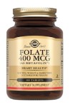 Фолат (Метафолин), Solgar (Солгар) таблетки 400 мкг 250 мг 100 шт