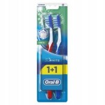 Зубная щетка, oral-b (Орал-би) 3Д Уайт свежесть средней жесткости +Бонус 1+1